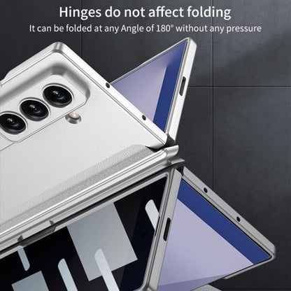 For Samsung Galaxy Z Fold7 5G GKK Integrated Privacy Film Magnetic Folding Full Cover Phone Case(Green) - Galaxy Z Fold7 5G Cases by GKK | Online Shopping UK | buy2fix