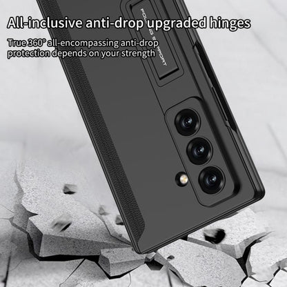 For Samsung Galaxy Z Fold7 5G GKK Integrated Privacy Film Magnetic Folding Full Cover Phone Case(Night Green) - Galaxy Z Fold7 5G Cases by GKK | Online Shopping UK | buy2fix