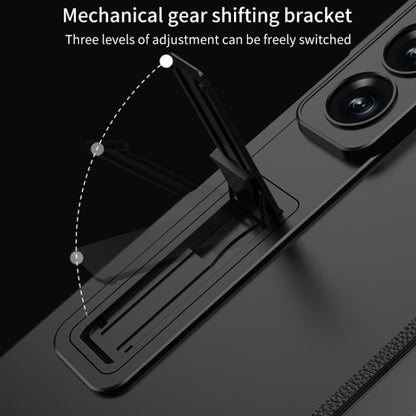 For Samsung Galaxy Z Fold7 5G GKK Integrated Privacy Film Magnetic Folding Full Cover Phone Case(Black) - Galaxy Z Fold7 5G Cases by GKK | Online Shopping UK | buy2fix