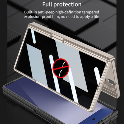 For Samsung Galaxy Z Fold7 5G GKK Integrated Privacy Film Magnetic Folding Full Cover Phone Case(Green) - Galaxy Z Fold7 5G Cases by GKK | Online Shopping UK | buy2fix