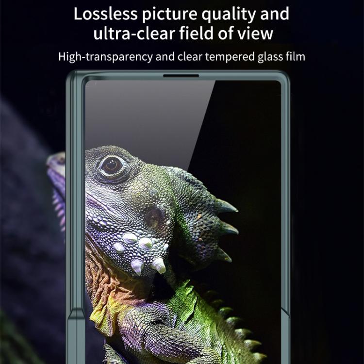 For Samsung Galaxy Z Fold7 5G GKK Integrated Privacy Film Magnetic Folding Full Cover Phone Case(Grey) - Galaxy Z Fold7 5G Cases by GKK | Online Shopping UK | buy2fix