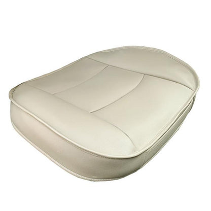 Car SUV PU Leather Seat Cushion Pad(Beige) - Seat Accessories by buy2fix | Online Shopping UK | buy2fix