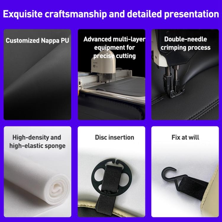 Car SUV PU Leather Seat Cushion Pad(Black) - Seat Accessories by buy2fix | Online Shopping UK | buy2fix