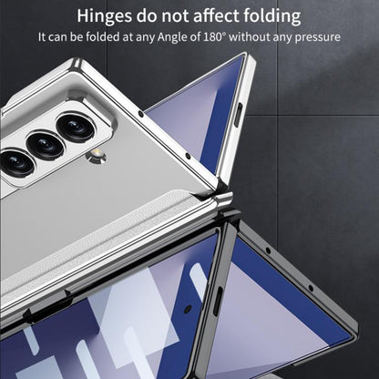 For Samsung Galaxy Z Fold7 5G GKK Integrated Magnetic Phantom Hinge Phone Case with Holder(Gold) - Galaxy Z Fold7 5G Cases by GKK | Online Shopping UK | buy2fix