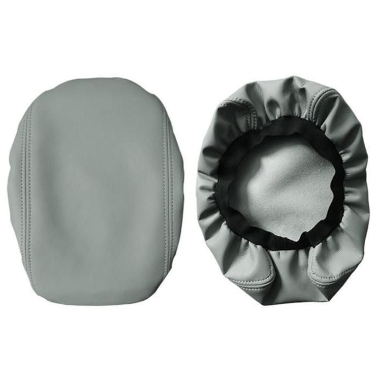 Car Central Armrest Box Protective Leather Cover for Nissan Teana 2007-2012(Grey Elastic Band) - Seat Accessories by buy2fix | Online Shopping UK | buy2fix