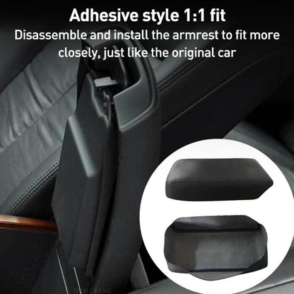 Car Central Armrest Box Protective Leather Cover for Nissan Teana 2007-2012(Beige Adhesive) - Seat Accessories by buy2fix | Online Shopping UK | buy2fix