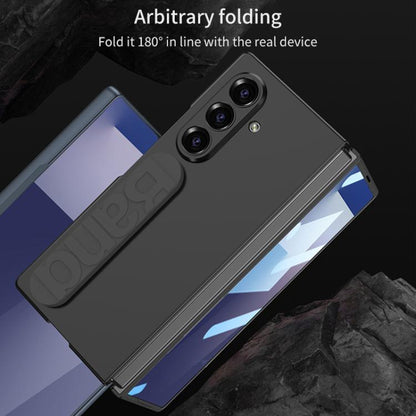 For Samsung Galaxy Z Fold7 5G GKK Integrated Silicone Wristband Folding Phone Case(Grey) - Galaxy Z Fold7 5G Cases by GKK | Online Shopping UK | buy2fix