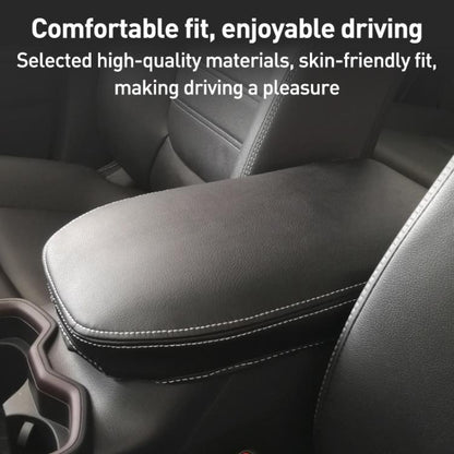 Car Central Armrest Box Protective Leather Cover for Toyota RAV4 2000(Carbon Fiber Black) - Seat Accessories by buy2fix | Online Shopping UK | buy2fix