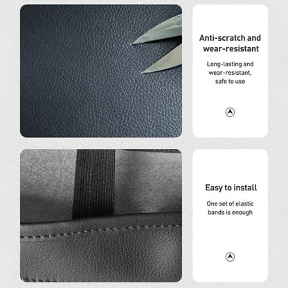 Car Central Armrest Box Protective Leather Cover for Toyota RAV4 2000(Black Grey) - Seat Accessories by buy2fix | Online Shopping UK | buy2fix