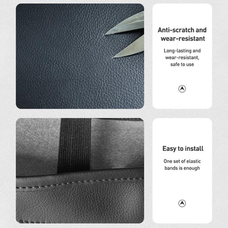 Car Central Armrest Box Protective Leather Cover for Toyota RAV4 2000(Black) - Seat Accessories by buy2fix | Online Shopping UK | buy2fix