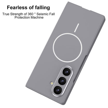 For Samsung Galaxy Z Fold7 5G GKK Integrated Ultra-thin MagSafe Magnetic Folding Phone Case(Titanium Gray) - Galaxy Z Fold7 5G Cases by GKK | Online Shopping UK | buy2fix