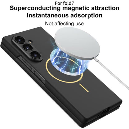 For Samsung Galaxy Z Fold7 5G GKK Integrated Ultra-thin MagSafe Magnetic Folding Phone Case(Green) - Galaxy Z Fold7 5G Cases by GKK | Online Shopping UK | buy2fix