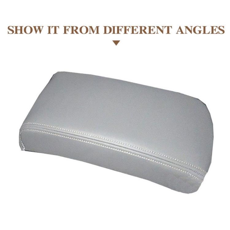 Car Central Armrest Box Protective Leather Cover for Toyota Prius 2004-2009(Grey) - Seat Accessories by buy2fix | Online Shopping UK | buy2fix