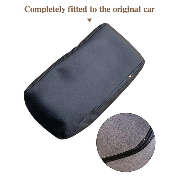 Car Central Armrest Box Protective Leather Cover for Toyota Prius 2004-2009(Black) - Seat Accessories by buy2fix | Online Shopping UK | buy2fix