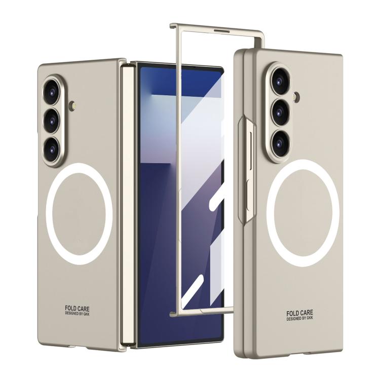 For Samsung Galaxy Z Fold7 5G GKK Integrated Ultra-thin MagSafe Phone Case(Titanium Gray) - Galaxy Z Fold7 5G Cases by GKK | Online Shopping UK | buy2fix