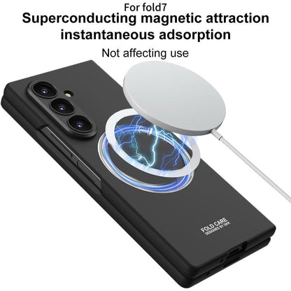 For Samsung Galaxy Z Fold7 5G GKK Integrated Ultra-thin MagSafe Phone Case(Silver) - Galaxy Z Fold7 5G Cases by GKK | Online Shopping UK | buy2fix