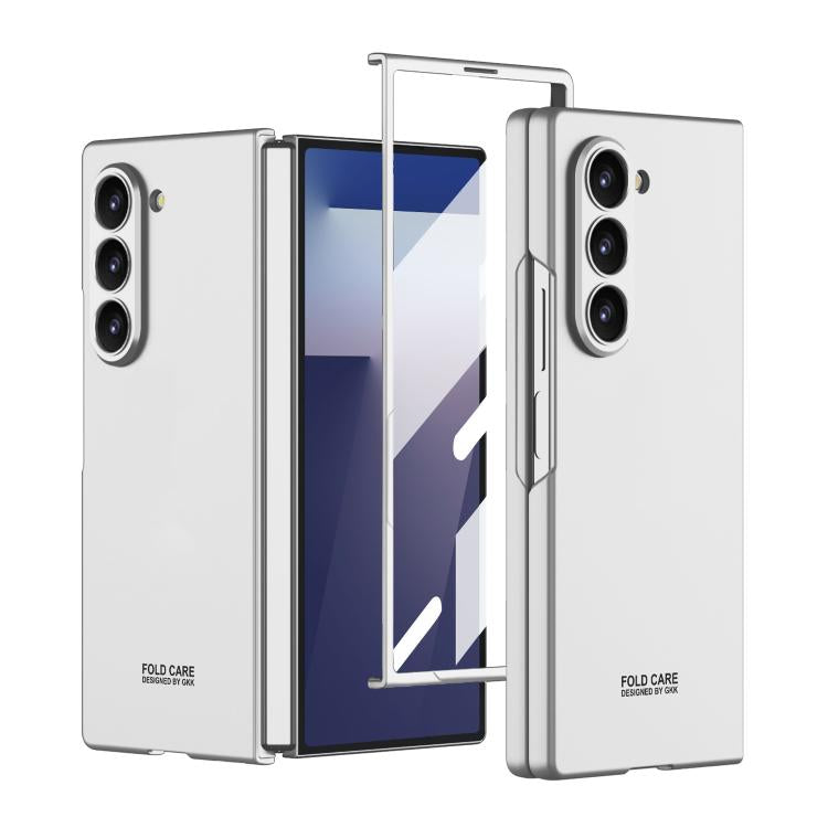 For Samsung Galaxy Z Fold7 5G GKK Integrated Ultra-thin Full Coverage Protective Case(Silver) - Galaxy Z Fold7 5G Cases by GKK | Online Shopping UK | buy2fix