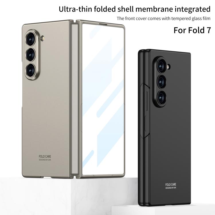 For Samsung Galaxy Z Fold7 5G GKK Integrated Ultra-thin Full Coverage Protective Case(Titanium Grey) - Galaxy Z Fold7 5G Cases by GKK | Online Shopping UK | buy2fix