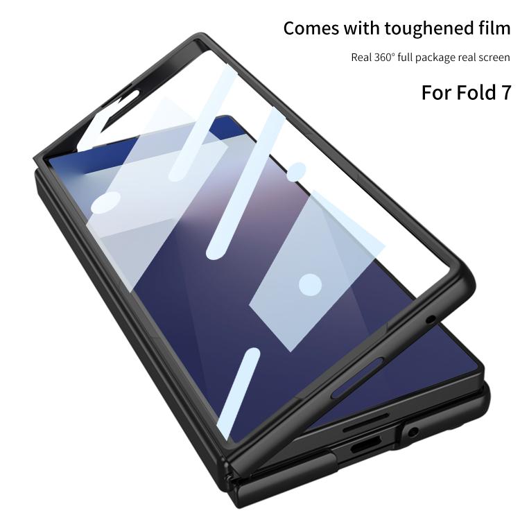 For Samsung Galaxy Z Fold7 5G GKK Integrated Ultra-thin Full Coverage Protective Case(Black) - Galaxy Z Fold7 5G Cases by GKK | Online Shopping UK | buy2fix