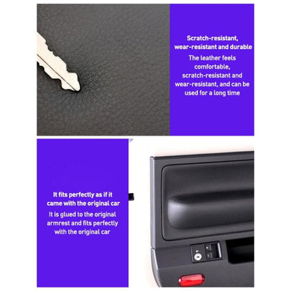 2pcs/Set Car Modified Microfiber Leather Door Panel Cover for Volkswagen Beetle 1998-2010(Beige) - Car Interior Mouldings by buy2fix | Online Shopping UK | buy2fix