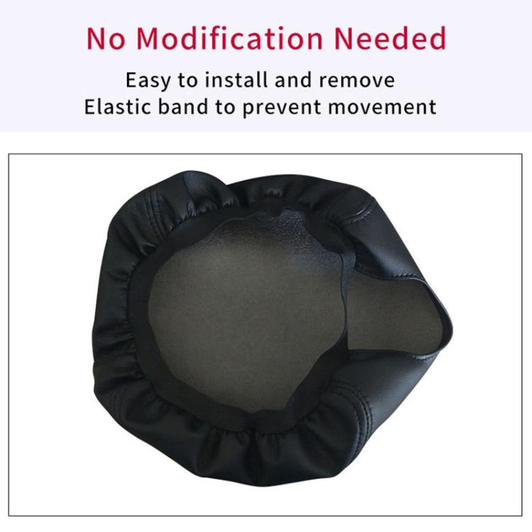 Car Central Armrest Box Protective Leather Cover for Toyota Prado 2010-2019(Black Red) - Seat Accessories by buy2fix | Online Shopping UK | buy2fix