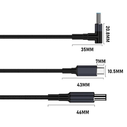 1.8m 140W Type-C to DC Laptop Charging Cable, Model:DC4.5x3.0mm For HP - For HP by buy2fix | Online Shopping UK | buy2fix