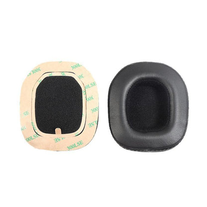 2pcs Self-adhesive Replacement Earpads For Logitech Astro A10 / A50, Material:Protein Leather(Black) - Earmuff & Pad by buy2fix | Online Shopping UK | buy2fix
