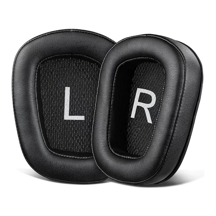 1 Pair Printing Insert Replacement Earpads For Logitech G533 / G633 / G635 / G933 / G935, Material:Protein Leather(Black Mesh) - Earmuff & Pad by buy2fix | Online Shopping UK | buy2fix