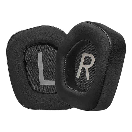 For Alienware AW988 1 Pair Ice Silk Cloth Ice Feeling Snap-on Type Earphone Covers(Black)