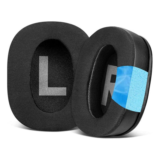 1 Pair Insert Replacement Earpads For Logitech G Pro X, Material:Protein Leather and Ice Silk Fabric(Black) - Earmuff & Pad by buy2fix | Online Shopping UK | buy2fix