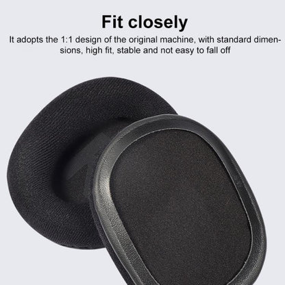 1 Pair Insert Replacement Earpads For Logitech G Pro X, Material:Protein Leather and Ice Silk Fabric(Black) - Earmuff & Pad by buy2fix | Online Shopping UK | buy2fix