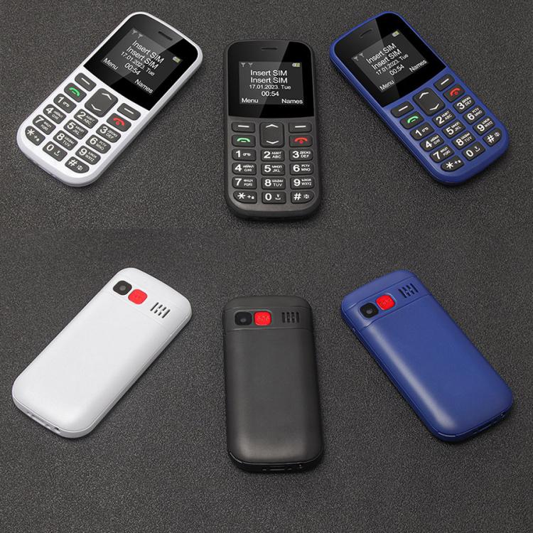 MXMID B210 Keypad Phone, 1.77 inch SC6531E, LED Flashlight, Big Keyboard Big Fonts, SOS, Network: 2G, Dual SIM, Plug:US Plug(Black) - Others by buy2fix | Online Shopping UK | buy2fix