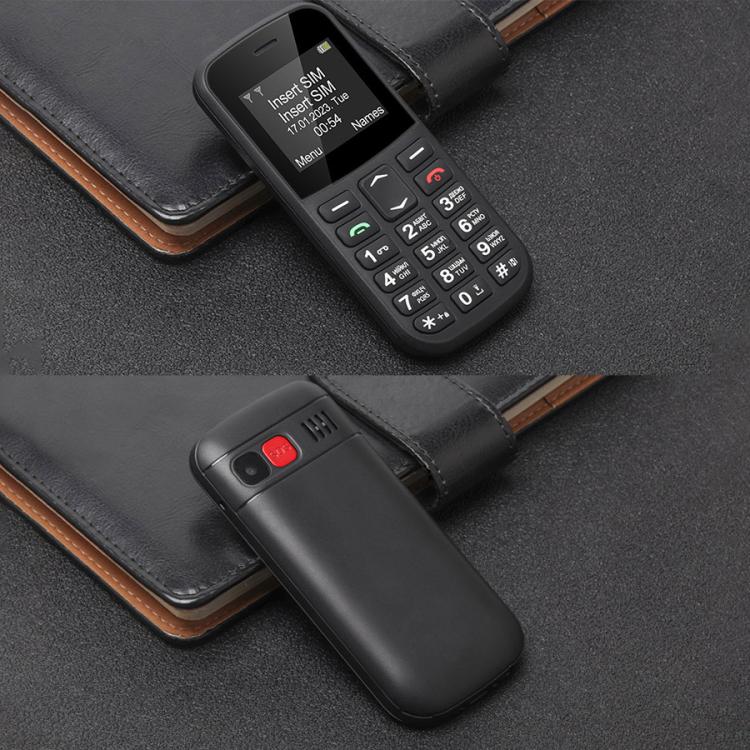 MXMID B210 Keypad Phone, 1.77 inch SC6531E, LED Flashlight, Big Keyboard Big Fonts, SOS, Network: 2G, Dual SIM, Plug:US Plug(Red) - Others by buy2fix | Online Shopping UK | buy2fix