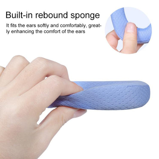 1 Pair Insert Replacement Earpads For Logitech G435, Material:Football Net Fabric(Black) - Earmuff & Pad by buy2fix | Online Shopping UK | buy2fix