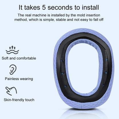 1 Pair Insert Replacement Earpads For Logitech G435, Material:Football Net Fabric(Black) - Earmuff & Pad by buy2fix | Online Shopping UK | buy2fix