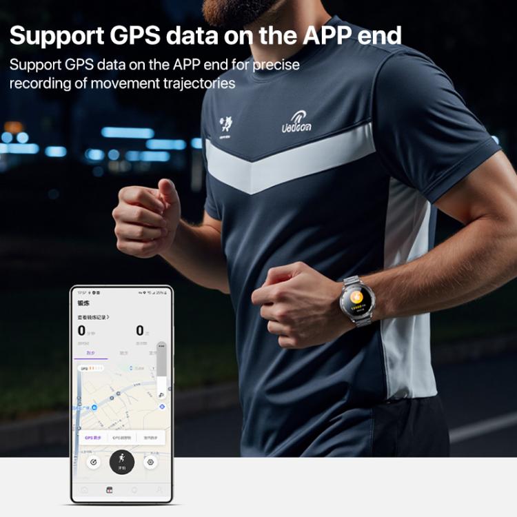 Yesido IO34 1.43 inch AMOLED Screen Metal Smart Watch Support BT Call(Grey) - Smart Watches by Yesido | Online Shopping UK | buy2fix