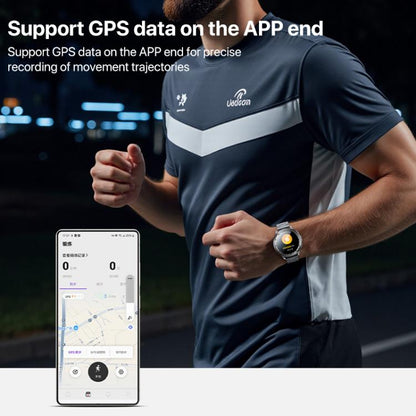 Yesido IO34 1.43 inch AMOLED Screen Metal Smart Watch Support BT Call(Grey) - Smart Watches by Yesido | Online Shopping UK | buy2fix