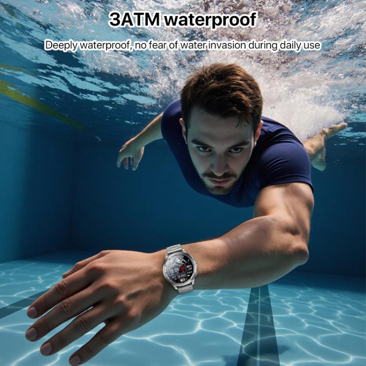 Yesido IO34 1.43 inch AMOLED Screen Metal Smart Watch Support BT Call(Grey) - Smart Watches by Yesido | Online Shopping UK | buy2fix