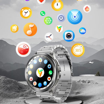 Yesido IO34 1.43 inch AMOLED Screen Metal Smart Watch Support BT Call(Grey) - Smart Watches by Yesido | Online Shopping UK | buy2fix