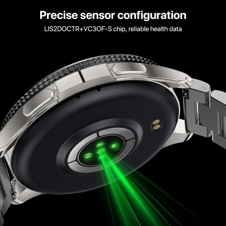 Yesido IO34 1.43 inch AMOLED Screen Metal Smart Watch Support BT Call(Grey) - Smart Watches by Yesido | Online Shopping UK | buy2fix