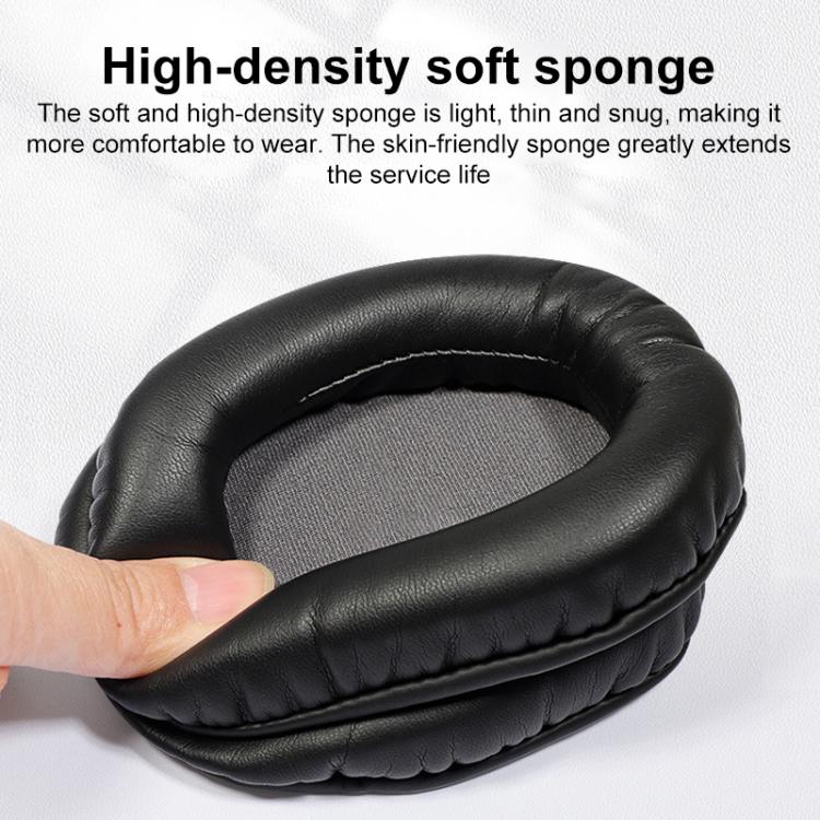 1 Pair Snap-on Replacement Earpads For ASUS Centurioner, Material:Protein Leather(Black) - Earmuff & Pad by buy2fix | Online Shopping UK | buy2fix
