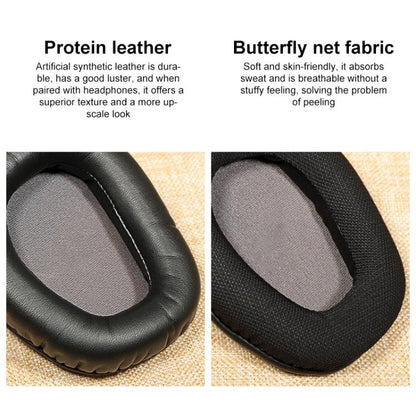 1 Pair Snap-on Replacement Earpads For ASUS Centurioner, Material:Protein Leather(Black) - Earmuff & Pad by buy2fix | Online Shopping UK | buy2fix