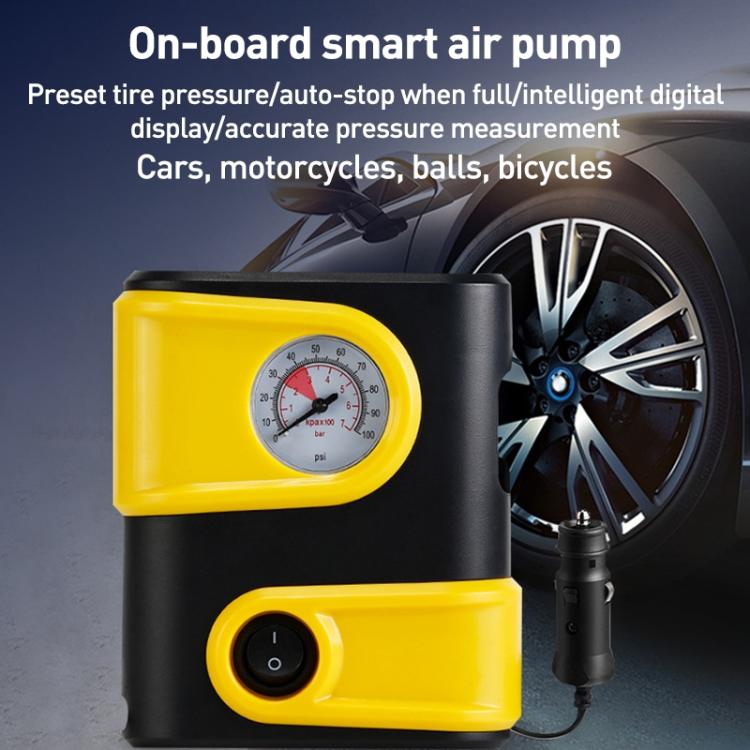 LD-1610 Car Portable Smart Electric mini Air Pump(Red) - Inflatable Pump by buy2fix | Online Shopping UK | buy2fix