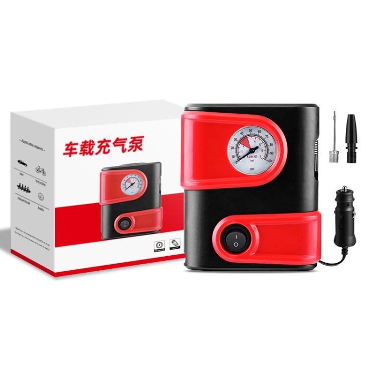 LD-1610 Car Portable Smart Electric mini Air Pump(Red) - Inflatable Pump by buy2fix | Online Shopping UK | buy2fix