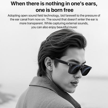 Yesido IO35 Smart Music Glasses IP54 Waterproof Support BT Call(Black) - Smart Glasses by Yesido | Online Shopping UK | buy2fix