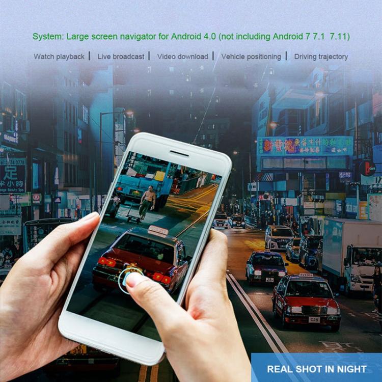 USB WiFi HD Night Vision Hidden Car Driving Recorder(Black) - Car DVRs by buy2fix | Online Shopping UK | buy2fix