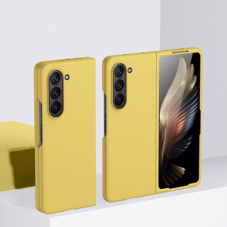 For Samsung Galaxy Z Fold7 Kalebol Ultra-thin Shockproof PC Phone Case(Yellow) - Galaxy Z Fold7 5G Cases by Kalebol | Online Shopping UK | buy2fix