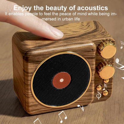 T10 Bluetooth Mini Wireless Smart Speaker(Wood Grain) - Desktop Speaker by buy2fix | Online Shopping UK | buy2fix