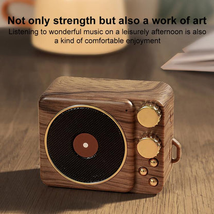 T10 Bluetooth Mini Wireless Smart Speaker(Wood Grain) - Desktop Speaker by buy2fix | Online Shopping UK | buy2fix