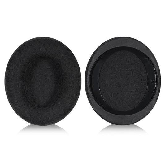 2pcs Gold Velvet Earphone Replacement Earpads Pads For Philips SHP9500(Black) - Earmuff & Pad by buy2fix | Online Shopping UK | buy2fix